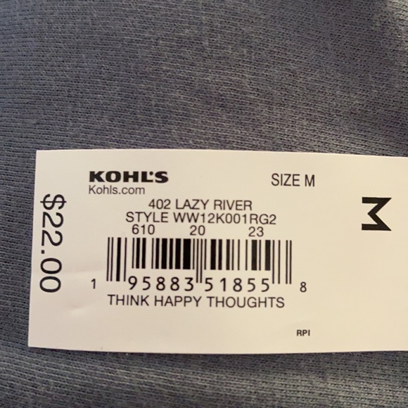 🦋Nine West Graphic Tshirt “Think Happy Thoughts” Size M - Picture 7 of 7